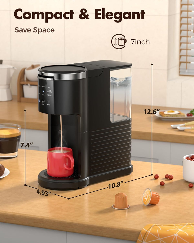 Kismile Single Serve Coffee Maker CM3729, photo 2 of 7