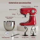 Kismile Stand Mixer, 5.5-Quart Electric Mixer with 12 Speeds CF3715