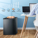 Kismile Upright Freezer,3.0 Cu.ft Mini Freezer with Reversible Single Door