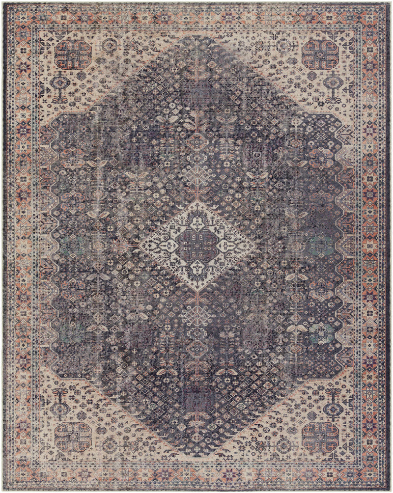 Kittrell Vintage Flat Pile Washable Rug - Clearance