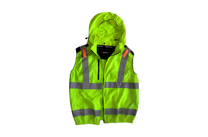 24V Battery-Powered Fan-Cooled Safety Vest Hi-Vis Complete Cooling System