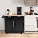 Heavy Duty Rolling Kitchen Cart with Tower Holder and Drawer by LJGDeals