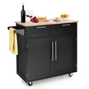 Heavy Duty Rolling Kitchen Cart with Tower Holder and Drawer by LJGDeals