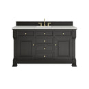 James Martin Brookfield 60" Single Bathroom Vanity, Black Onyx