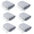 Solid Grey Mexican Blanket