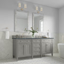 James Martin Brittany 72" Double Bathroom Vanity, Urban Gray