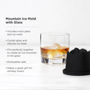 Mountain Ice Mold with Glass Set by Viski