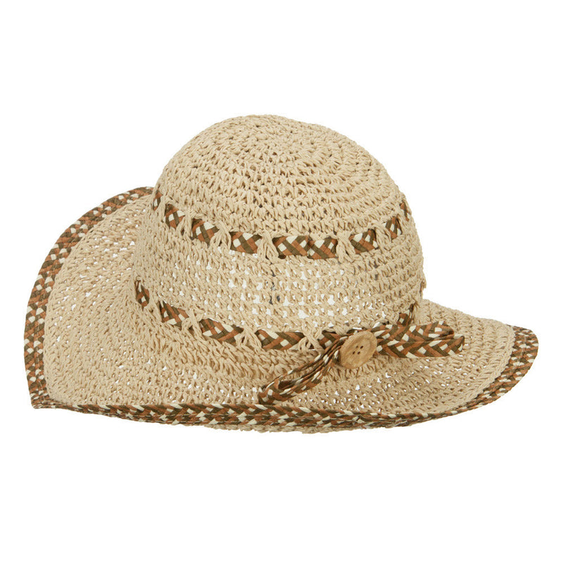 Women's Toyo Braid Floppy Wide Brim Hat