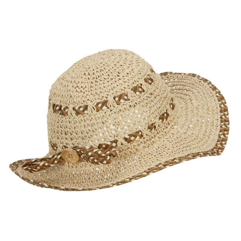 Women's Toyo Braid Floppy Wide Brim Hat