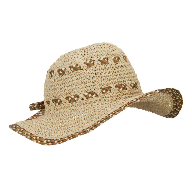 Women's Toyo Braid Floppy Wide Brim Hat