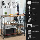 Rolling Industrial Kitchen Baker’s Storage Shelf by LJGDeals