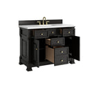 James Martin Brookfield 48" Single Bathroom Vanity, Black Onyx