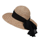 Accent Scarf Straw Sun Hat