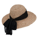Accent Scarf Straw Sun Hat