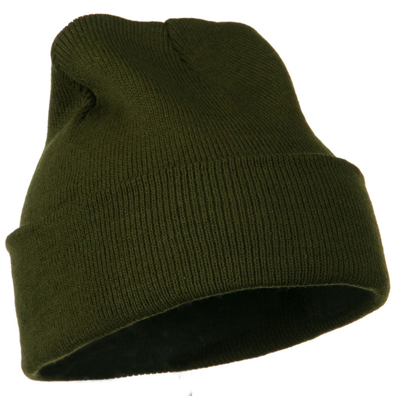 12 Inch Long Knitted Beanie
