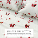 Turkish Cotton Christmas Flannel Sheet Set - Whittaker Collection by Great Bay Home