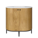 James Martin Bellamy 36" Single Bathroom Vanity, Rustic Oak