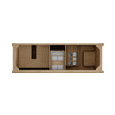 James Martin Kinnsden 72" Double Bathroom Vanity, Weathered Oak