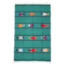 Midnight Teal Baja Fish Yoga Blanket