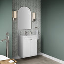 James Martin Chianti 24" Floating Single Bathroom Vanity, Glossy White