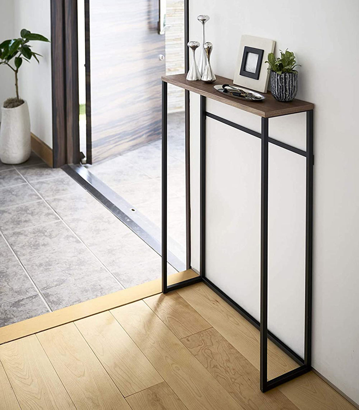 Narrow Entryway Console Table (32" H)  - Steel, photo 9 of 14