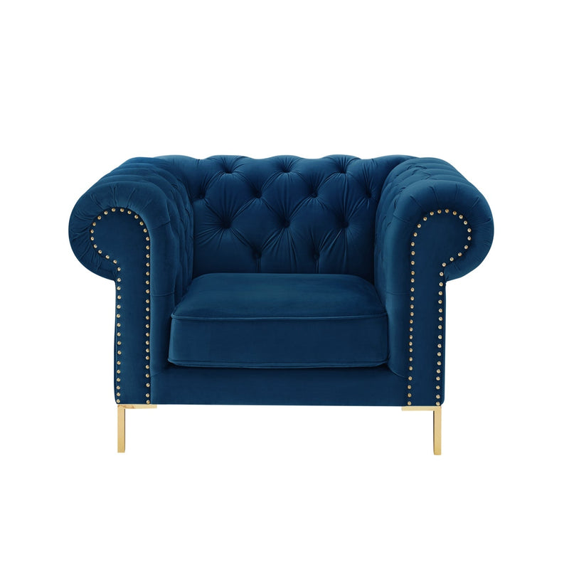 Carolyn Button Tufted Club Chair
