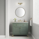 James Martin Chicago 36" Single Bathroom Vanity, Smokey Celadon