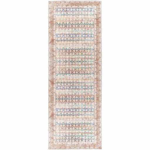 Rust Maligaya Distressed Washable Area Rug, photo 19 of 22