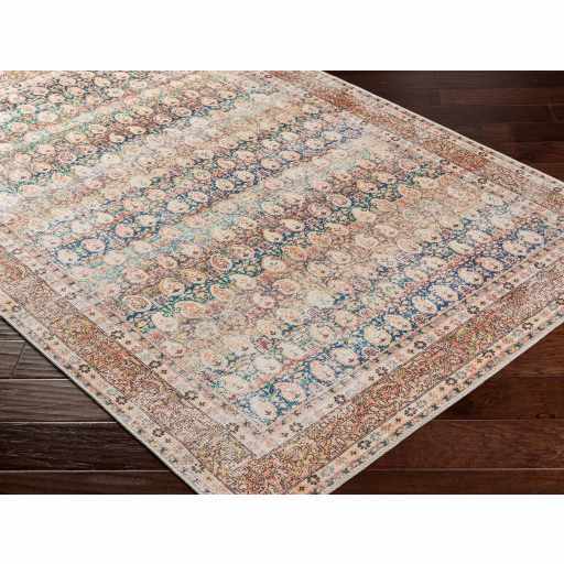 Rust Maligaya Distressed Washable Area Rug, photo 18 of 22