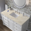 James Martin Bristol 48" Single Bathroom Vanity, Bright White