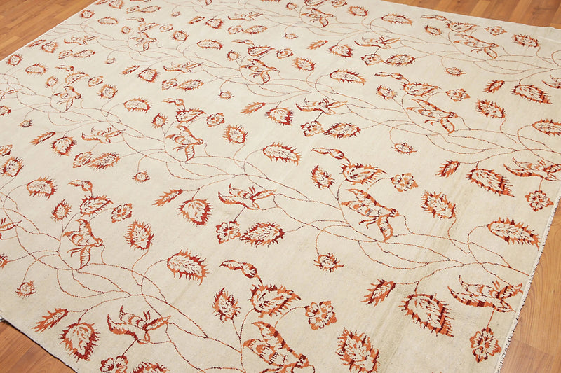 8' x 10' Hand Knotted Vegetable Dyes Oriental Area rug Beige