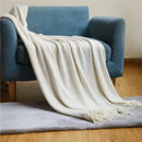 GobekUsa Knitted Cashmere Siesta Blanket - Soft Sofa Throw & Bedding Blanket