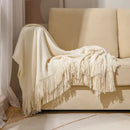 GobekUsa Knitted Cashmere Siesta Blanket - Soft Sofa Throw & Bedding Blanket