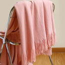 GobekUsa Knitted Cashmere Siesta Blanket - Soft Sofa Throw & Bedding Blanket