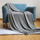 GobekUsa Knitted Cashmere Siesta Blanket - Soft Sofa Throw & Bedding Blanket
