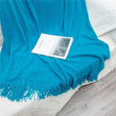 GobekUsa Knitted Cashmere Siesta Blanket - Soft Sofa Throw & Bedding Blanket