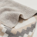 GobekUsa Knitted Geometric Quilt Blanket – Soft & Cozy Home Decor Blanket