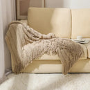 GobekUsa Knitted Geometric Throw Blanket
