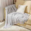 GobekUsa Knitted Geometric Throw Blanket