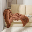 GobekUsa Knitted Geometric Throw Blanket
