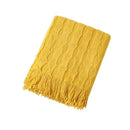 GobekUsa Knitted Geometric Throw Blanket