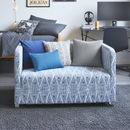 Boho Indigo Blue Slipcover – Compatible with IKEA Knopparp Sofa (3-Seater)
