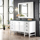 James Martin Addison 60" Single Bathroom Vanity, Glossy White