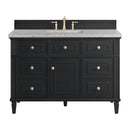 James Martin Lorelai 48" Single Bathroom Vanity, Black Onyx