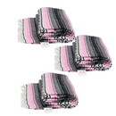 Light Pink Mexican Falsa Blanket | Bulk Savings
