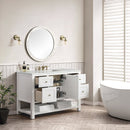 James Martin Breckenridge 48" Single Bathroom Vanity, Bright White