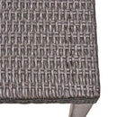 Hampton Wood + Wicker Ottoman