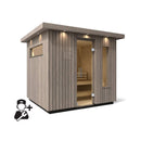 Kohler C2 Outdoor Weathered Gray Spruce Sauna Kit (SAK39184)