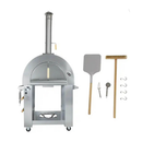 KoKoMo Grills Premium 32" Stainless Steel Dual Fuel Gas Or Wood Fired Pizza Oven (SAK14753)