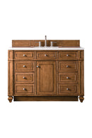 James Martin Bristol 48" Single Bathroom Vanity, Saddle Brown
